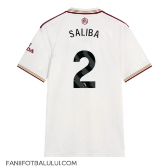 Arsenal William Saliba #2 Tricou Fotbal Replică 2025-26 Barbati Treilea